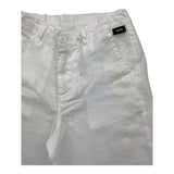 Aspesi Bermuda Solid Color With Adjustable Waist White For Boys