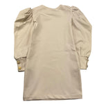 FUN & FUN abito manica lunga tinta unita con maniche a sbuffo Avorio per Bambina FCBDR00133 AVORIO FUN & FUN 