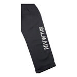 BALMAIN jeans tinta unita con logo in contrasto Nero per Bambino BT6Q00 NERO BALMAIN 