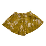 Zhoe &amp; Tobiah Solid Color Shorts With Yellow Pattern For Girls
