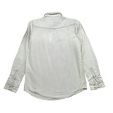 Berne Solid Color Denim Shirt With Buttons Light Blue For Boys