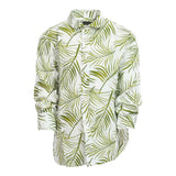 Dan John Plain Half Sleeve Shirt With Contrast Print Cream For Boys