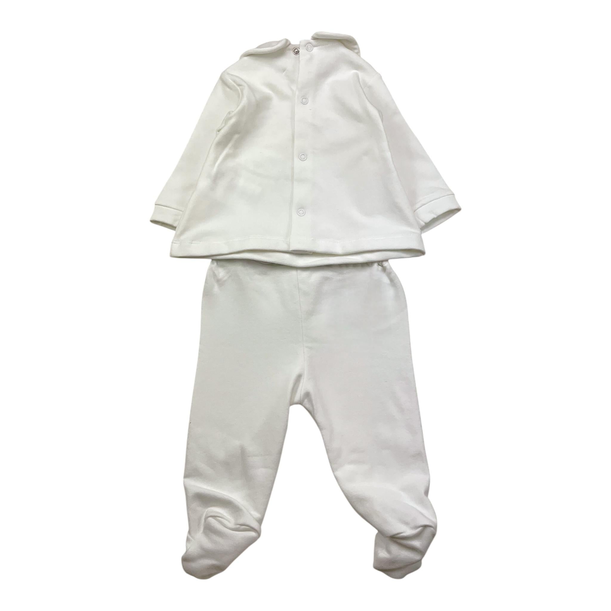 LE BEBE' completo 2pz maglia-ghettina Bianco per Neonata LBG5982 BIANCO LE BEBE' 