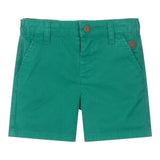 Carre'Ment Beau Bermuda Solid Color With Elastic Waist Green For Newborn