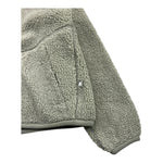 K-WAY felpa tinta unita con zip in pile reversibile Verde per Bambino K8136XW VERDE K-WAY 