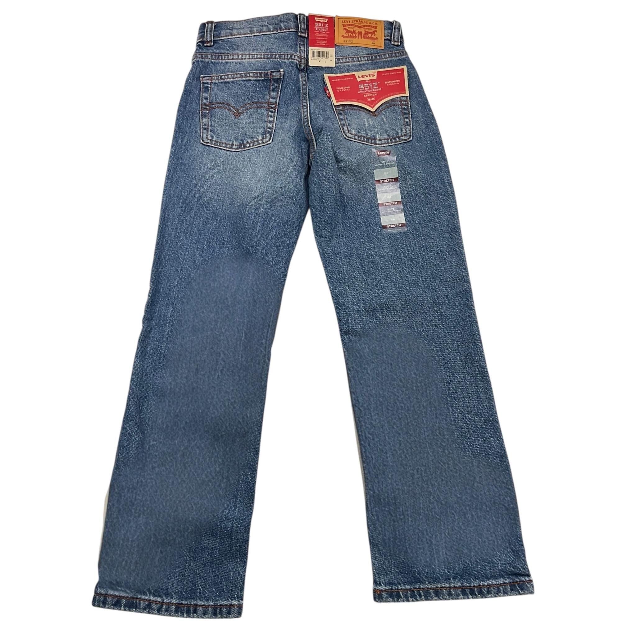LEVI'S jeans tinta unita con girovita reglabile Blu per Bambino 8EL231 BLU LEVI'S 