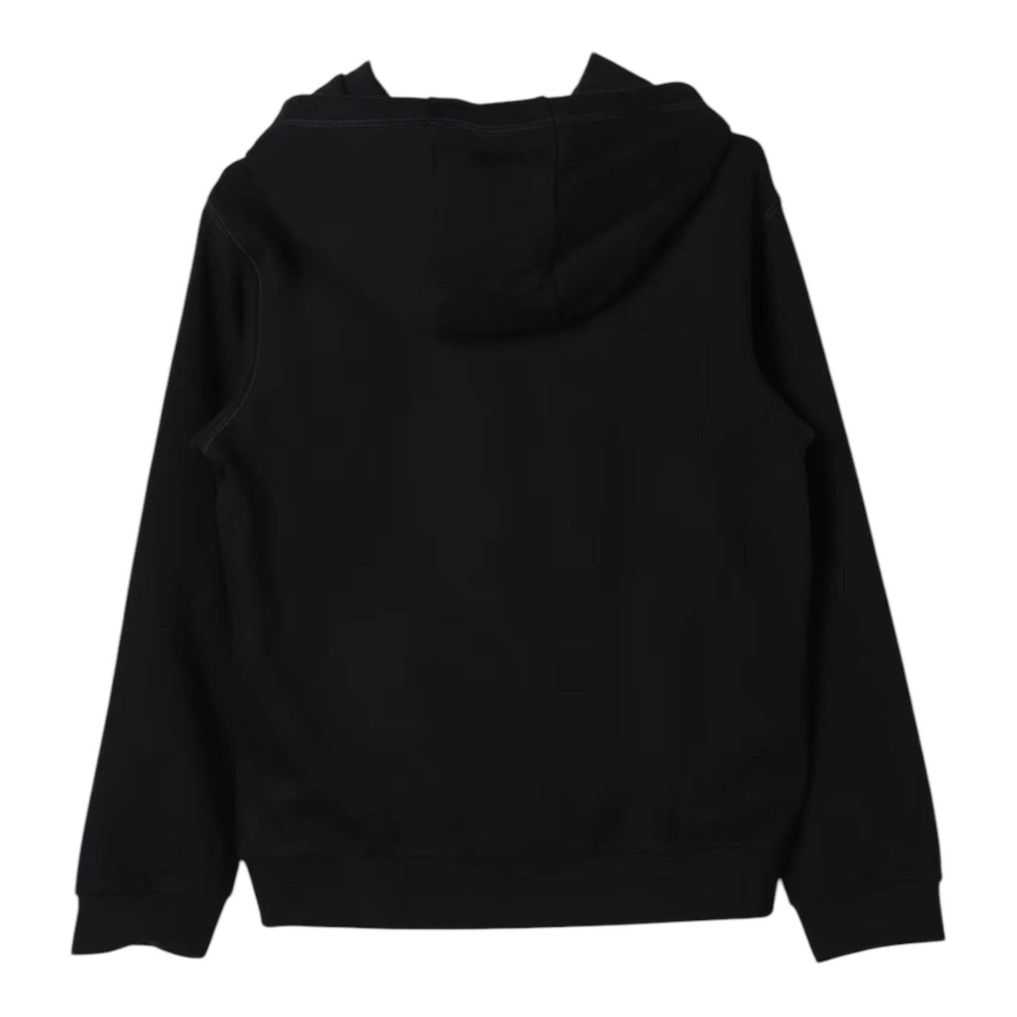EMPORIO ARMANI felpa tinta unita con cappuccio  Nero/oro per Bambino 6DBM70 NERO/ORO EMPORIO ARMANI 