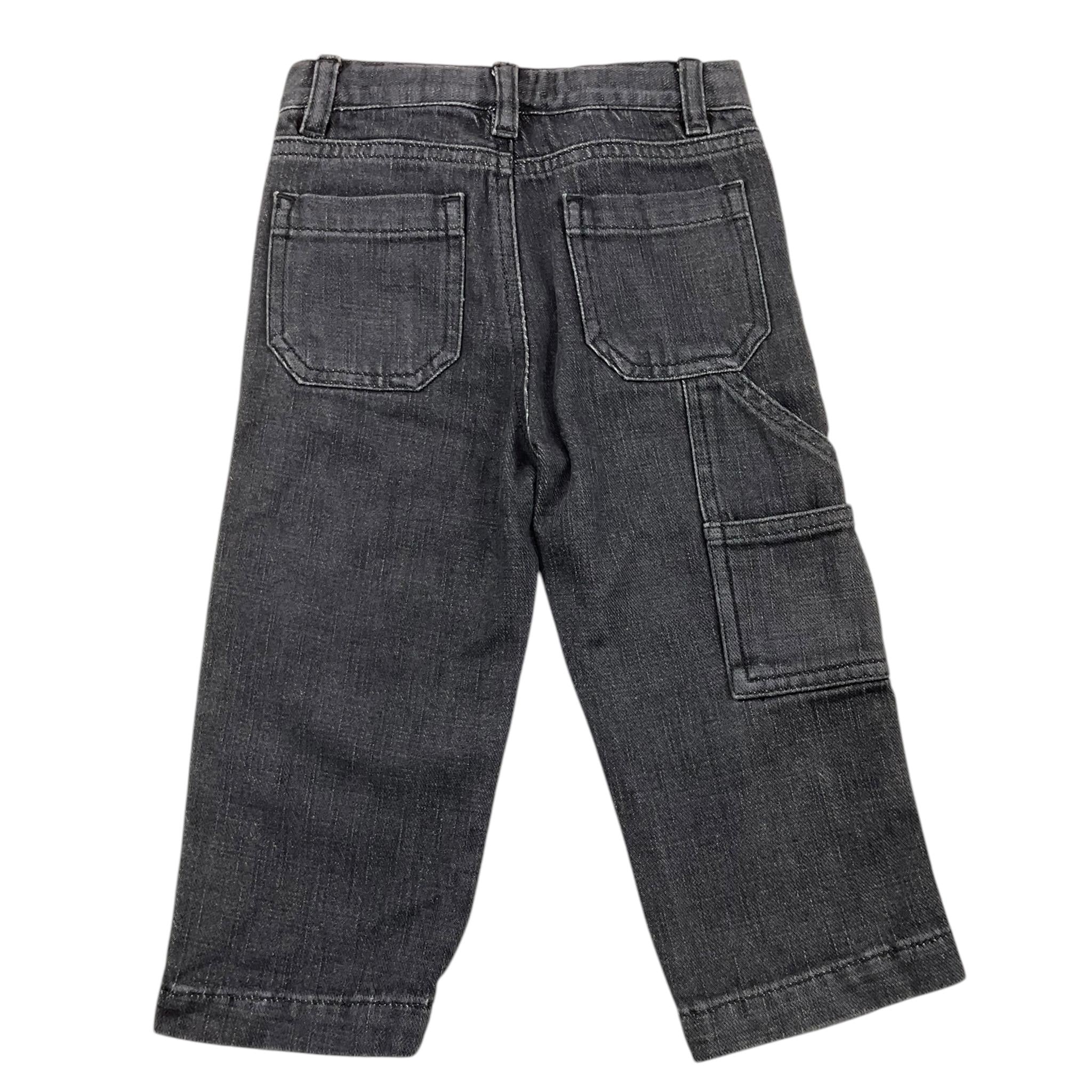 IL GUFO jeans tinta unita con girovita regolabile Nero per Bambino A24PL431J0048 NERO IL GUFO 