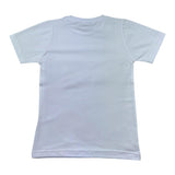 Manuel & Frank T-Shirt Girocollo Tinta Unita con Stampa per Bambino MF7385B BIANCO MANUEL & FRANK 
