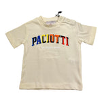 Cesare Paciotti T-Shirt Girocollo Tinta Unita con Stampa per Neonato TSP5155B PANNA CESARE PACIOTTI 