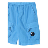 CP Company Bermuda Solid Color with Pockets Light Blue for Boys