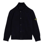 STONE ISLAND cardigan tinta unita con bottoni Blu per Neonato 8116503Z1 BLU STONE ISLAND 