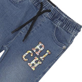 John Richmond Jeans Tinta Unita con Elastico In Vita per Bambino RIP25047JEXJ BLU JOHN RICHMOND 