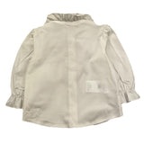 LE BEBE' camicia manica lunga tinta unita con fiocco Bianco per Neonata LBG6142 BIANCO LE BEBE' 