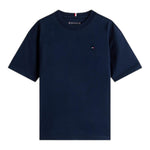 Tommy Hilfiger T-Shirt Girocollo Tina Unita con Stampa per Neonato KB0KB08575X BLU TOMMY HILFIGER 