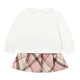 MAYORAL completo 2 pezzi shirt-gonna Bianco/rosa per Bambina 2927 BIANCO/ROSA MAYORAL 