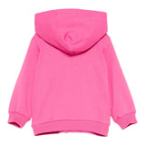 Moschino Felpa con Zip Ecappuccio Tinta Unita per Neonata MUF05XL FUXIA MOSCHINO 