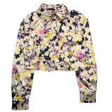 J'Aime' Long Sleeve Shirt Multicolor Fantasy Print For Girls