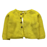 Wedoble Yellow Solid Color Cardigan For Baby