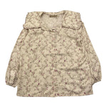 LA STUPENDERIA camicia manica lunga tinta unita con colletto Panna per Bambina TJCM466 PANNA LA STUPENDERIA 