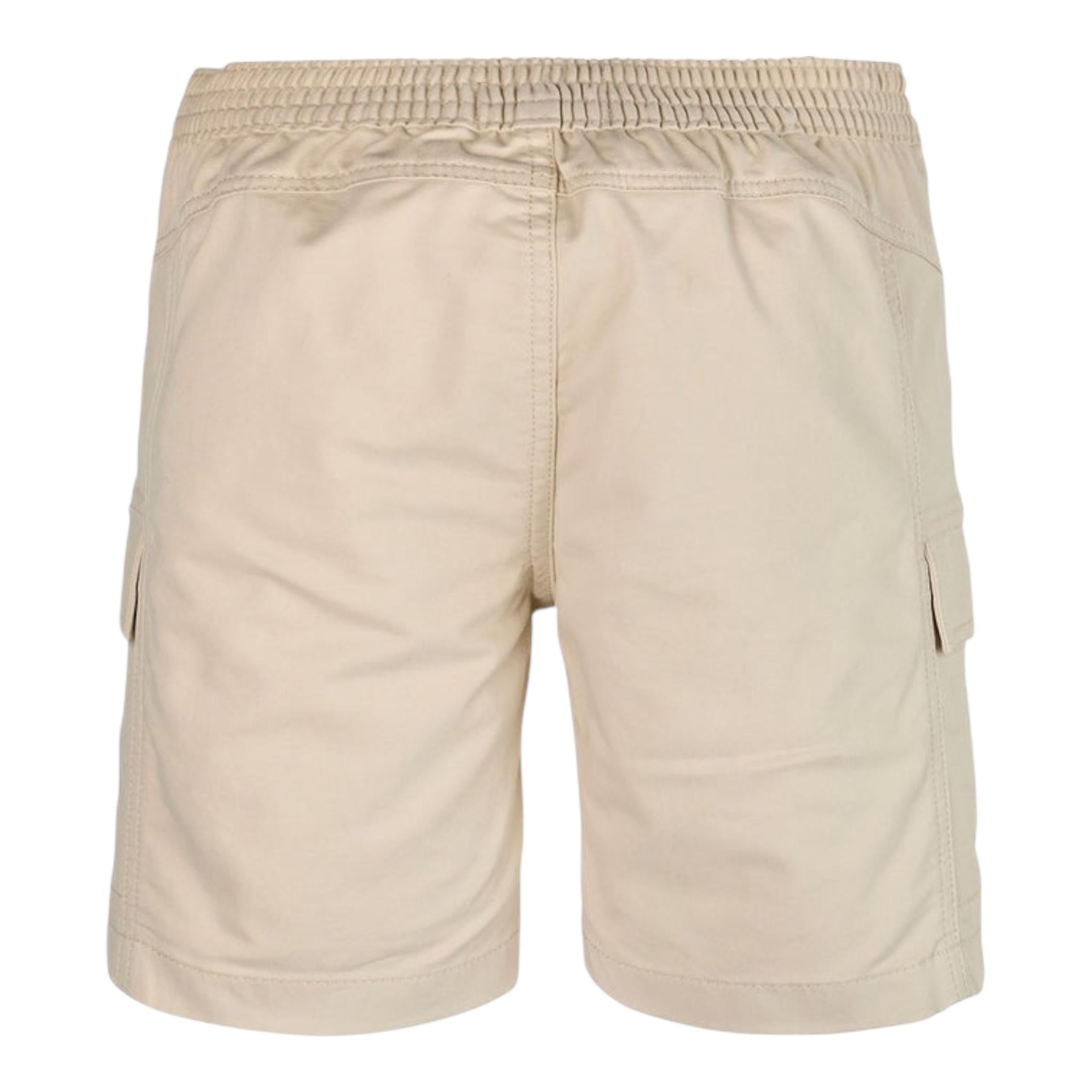 Calvin Klein Bermuda In Denim Tinta Unita con Tasconi per Bambino IB0IB0429 BEIGE CALVIN KLEIN 