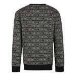 MOSCHINO maglia girocollo stampe logo Nero per Bambina HWW00J NERO MOSCHINO 