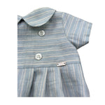 Le Bebe Pagliaccetto Mezza Manica Fantasia A Righe per Neonato LBB5333 AZZURRO LE BEBE 