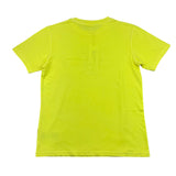 Sundek Solid Color Crew Neck T-Shirt With Yellow Print For Boys