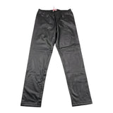 KAOS leggins in ecopelle tinta unita Nero per Bambina KS013 NERO KAOS 