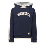 Eleventy Blue Contrast Print Plain Hooded Sweatshirt For Boys