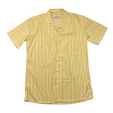 Louis Dieudonne' Plain Shirt Half Sleeve Striped Pattern Yellow For Boys