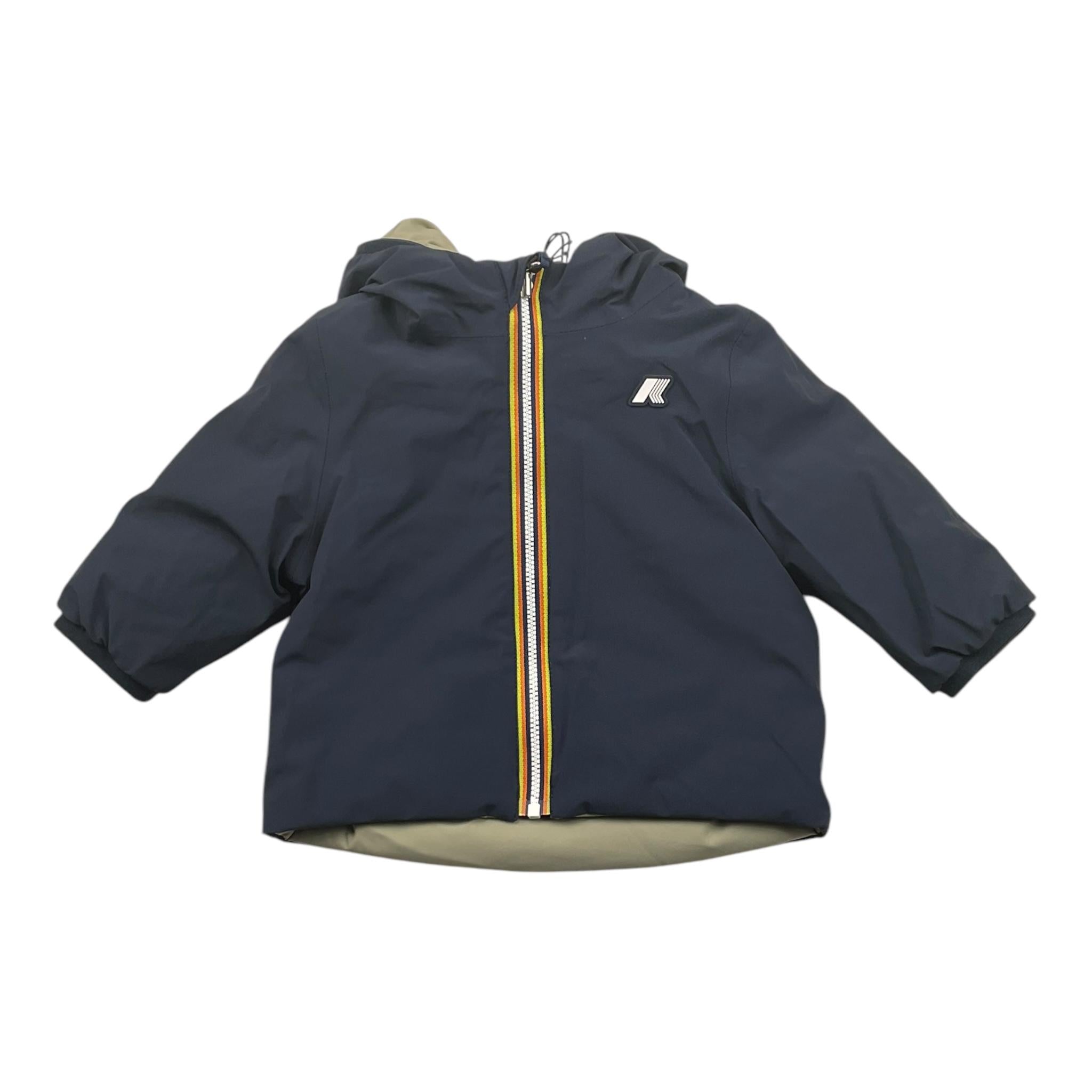 K-WAY giubbino bicolore reversibile  Verde/blu per Neonato K71338WX VERDE/BLU K-WAY 