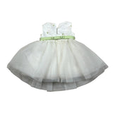 Colori Chiari Abito Cerimoniale tinta unita Giromanica Bianco per Neonata FN04365 BIANCO COLORI CHIARI 