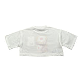 Il Gufo T-Shirt Girocollo Tinta Unita con Stampa per Bambina P25TS477MF001 BIANCO IL GUFO 