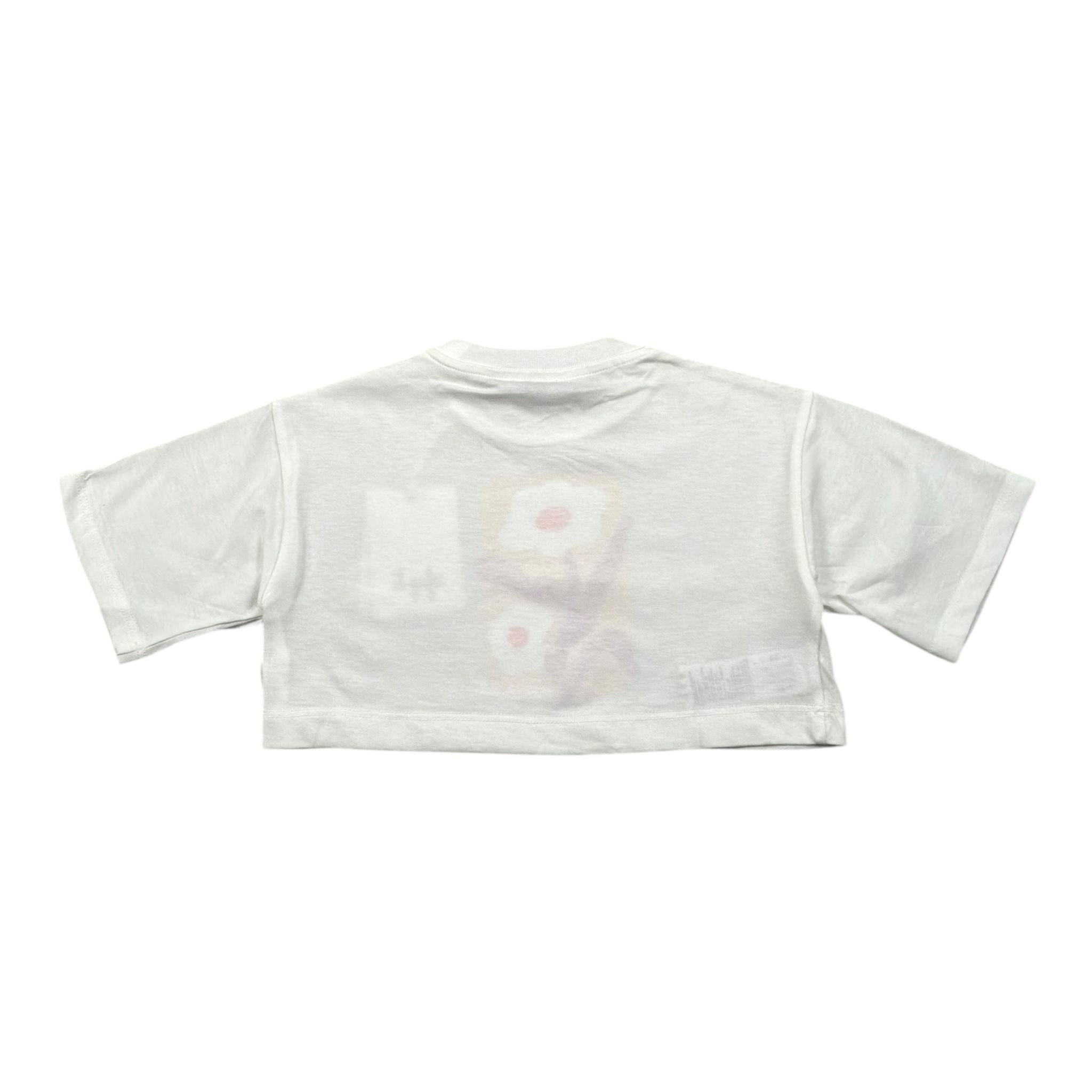 Il Gufo T-Shirt Girocollo Tinta Unita con Stampa per Bambina P25TS477MF001 BIANCO IL GUFO 