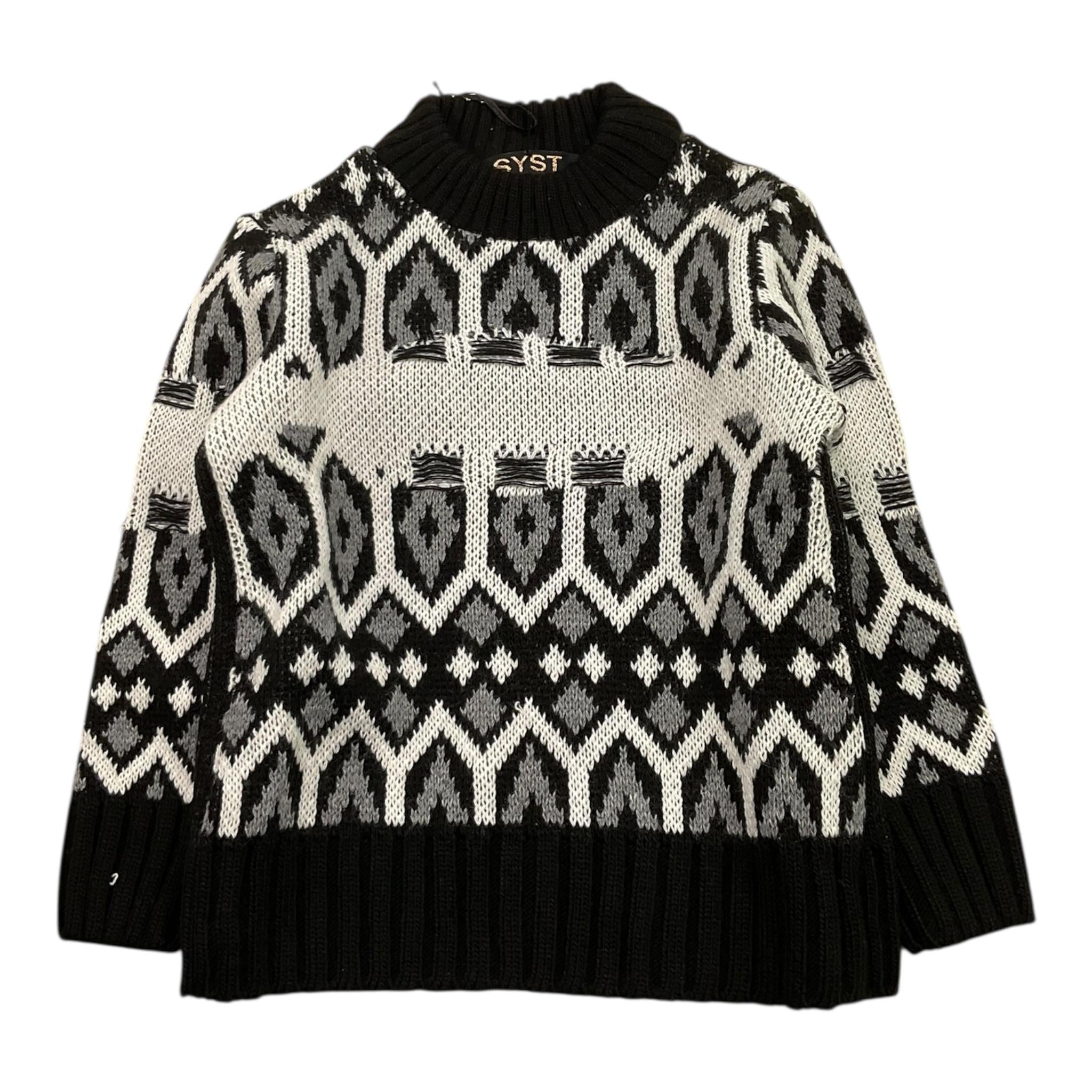 STAY STREET maglia girocollo tinta unita con fantasia Nero per Bambino MB804 NERO STAY STREET 