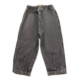 PLAY UP jeans tinta unita con elastico in vita Nero per Neonato PA011AP11608N NERO PLAY UP 