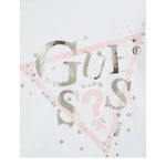 Guess T-Shirt Tinta Unita con Stampa per Bambina K5RI00K6YW BIANCO GUESS 