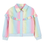 Billieblush Giubbino Multicolor con Fantasia A Righe E Bottoni per Bambina U20891 MULTICOLOR BillIEBLUSH 
