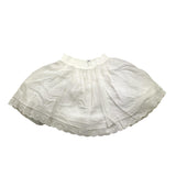 Mimisol Plain Skirt With White Embroidery For Baby Girl