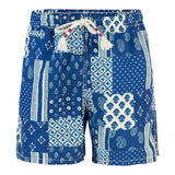 Saint Barth Costume Tinta Unita Stampa Fantasia per Bambino CAPRESEJRR BLU SAINT BARTH 