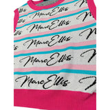 Marc Ellis Top Giromanica Tinta Unita con Stampa per Bambina JMJTP01201 BIANCO MARC ELLIS 