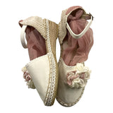 Juana Sanchez Plain Espadrilles With Cream Appliques For Girls