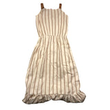 Liu Jo Plain Dress With Cream Striped Pattern For Girls