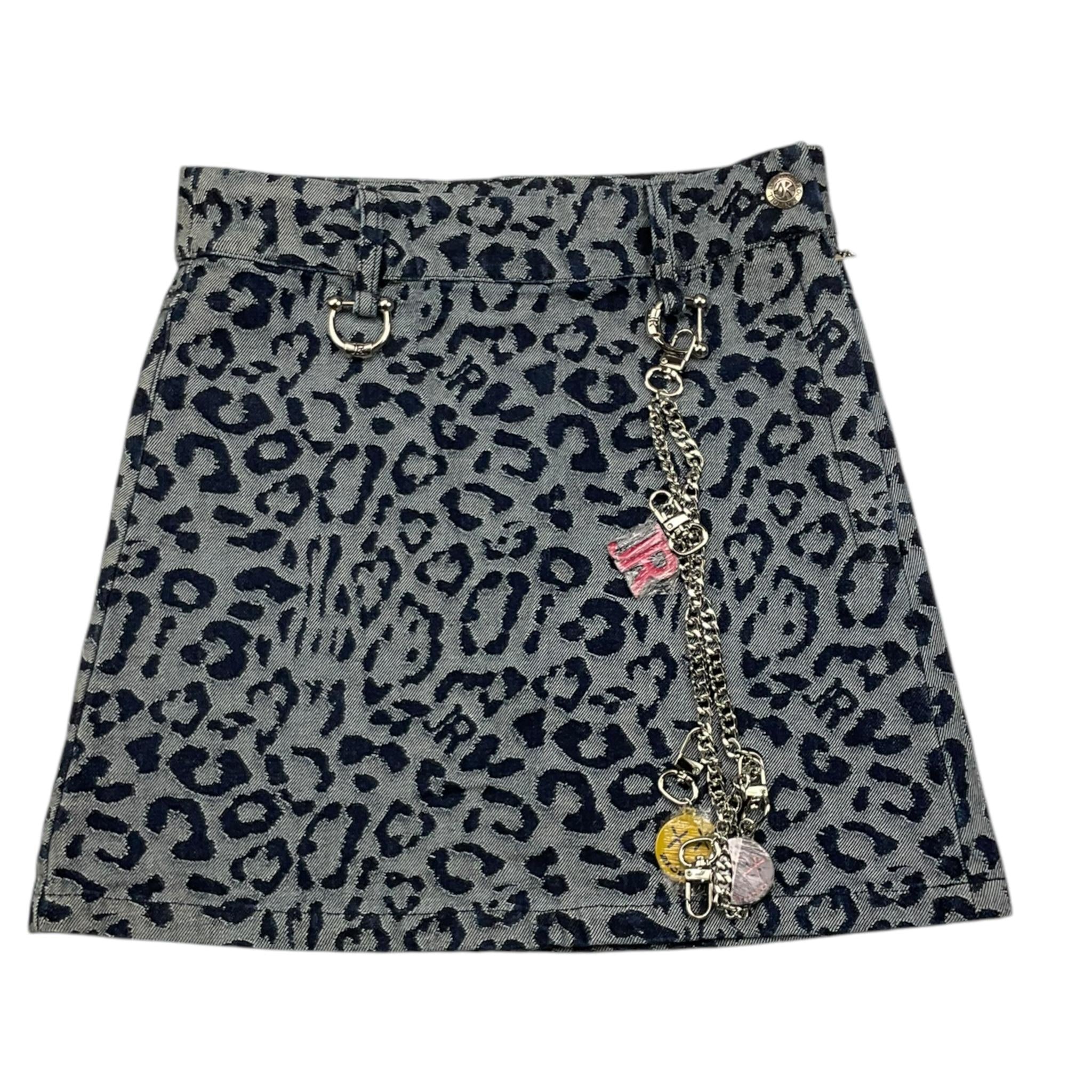 JOHN RICHMOND gonna in denim fantasia maculata Blu per Bambina RGA25042GO BLU JOHN RICHMOND 