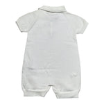 Wedoble Pagliaccetto Mezza Manica Tinta Unita per Neonato V2404305D BIANCO WEDOBLE 