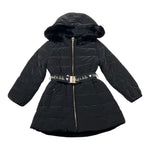 ABEL & LULA giubbino tinta unita con zip e cappuccio Nero per Bambina 5839XX NERO ABEL & LULA 