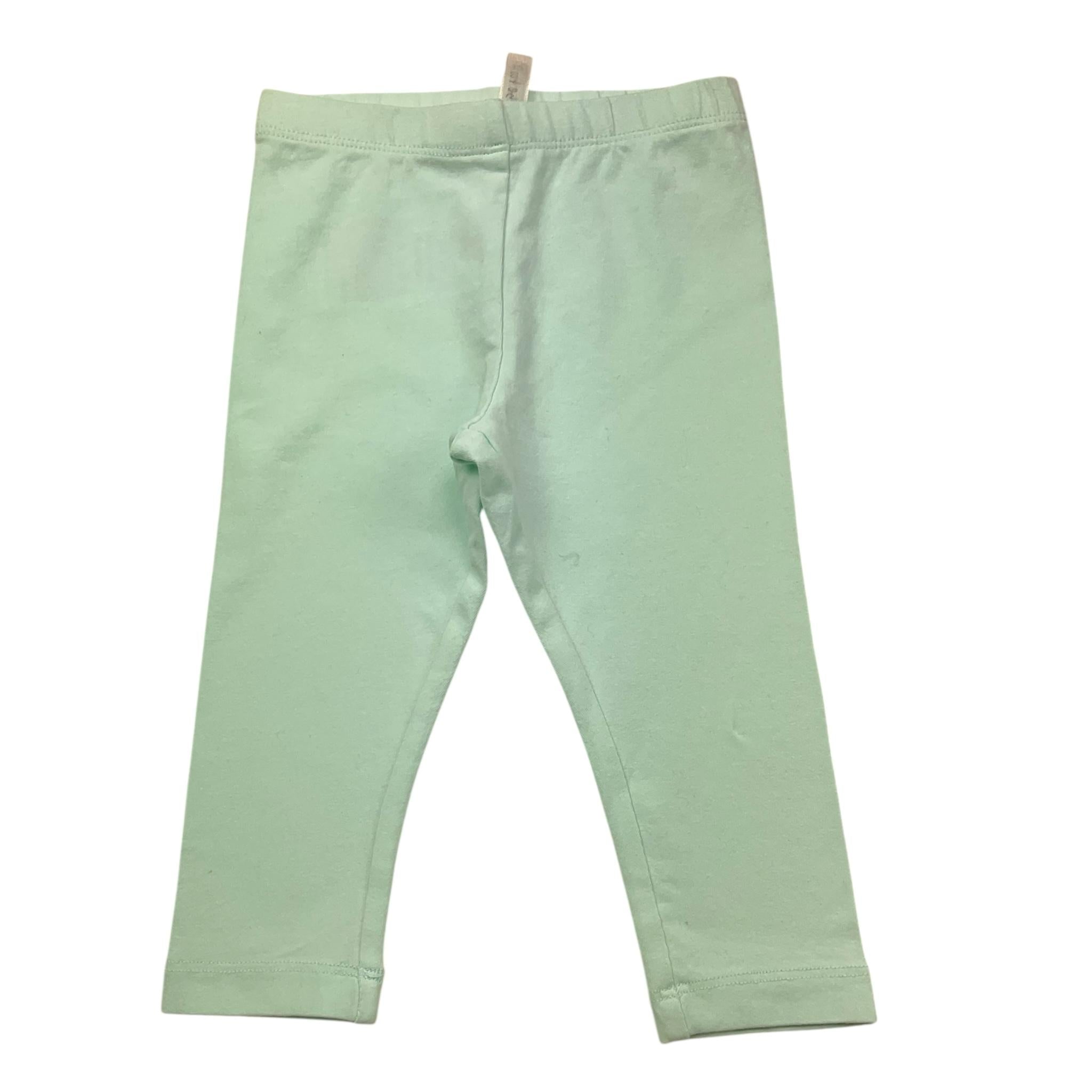 To Be Too Leggins Tinta Unita per Neonata DJDI VERDE ACQUA TO be too 