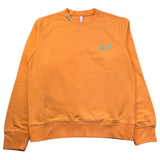 Suns68 Felpa Chiusa Girocollo Tinta Unita con Logo per Bambino F34303J ARANCIONE SUNS68 