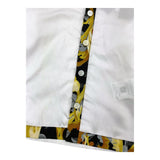 Versace Long Sleeve Shirt With Contrast Trim White For Boys